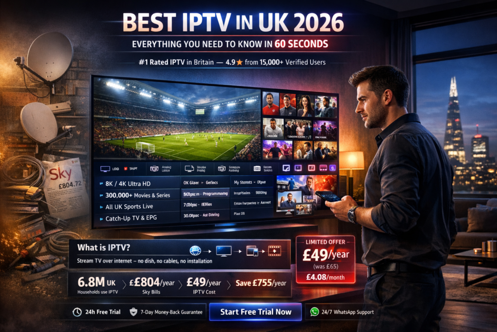 BEST IPTV IN UK