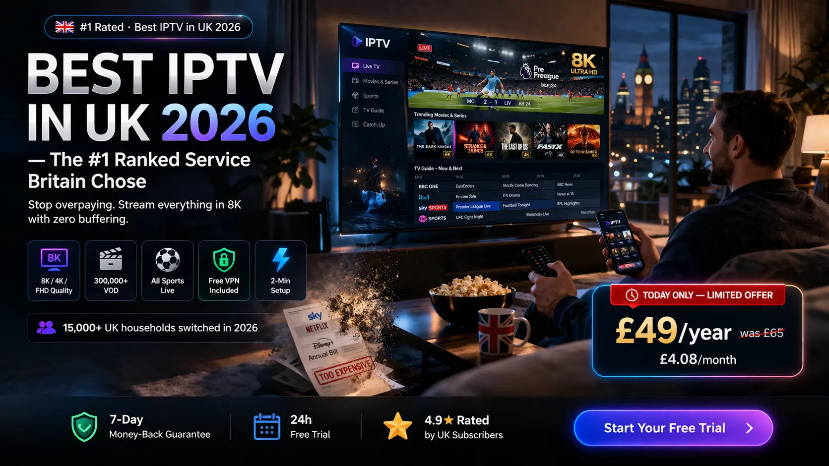 Best iptv in uk